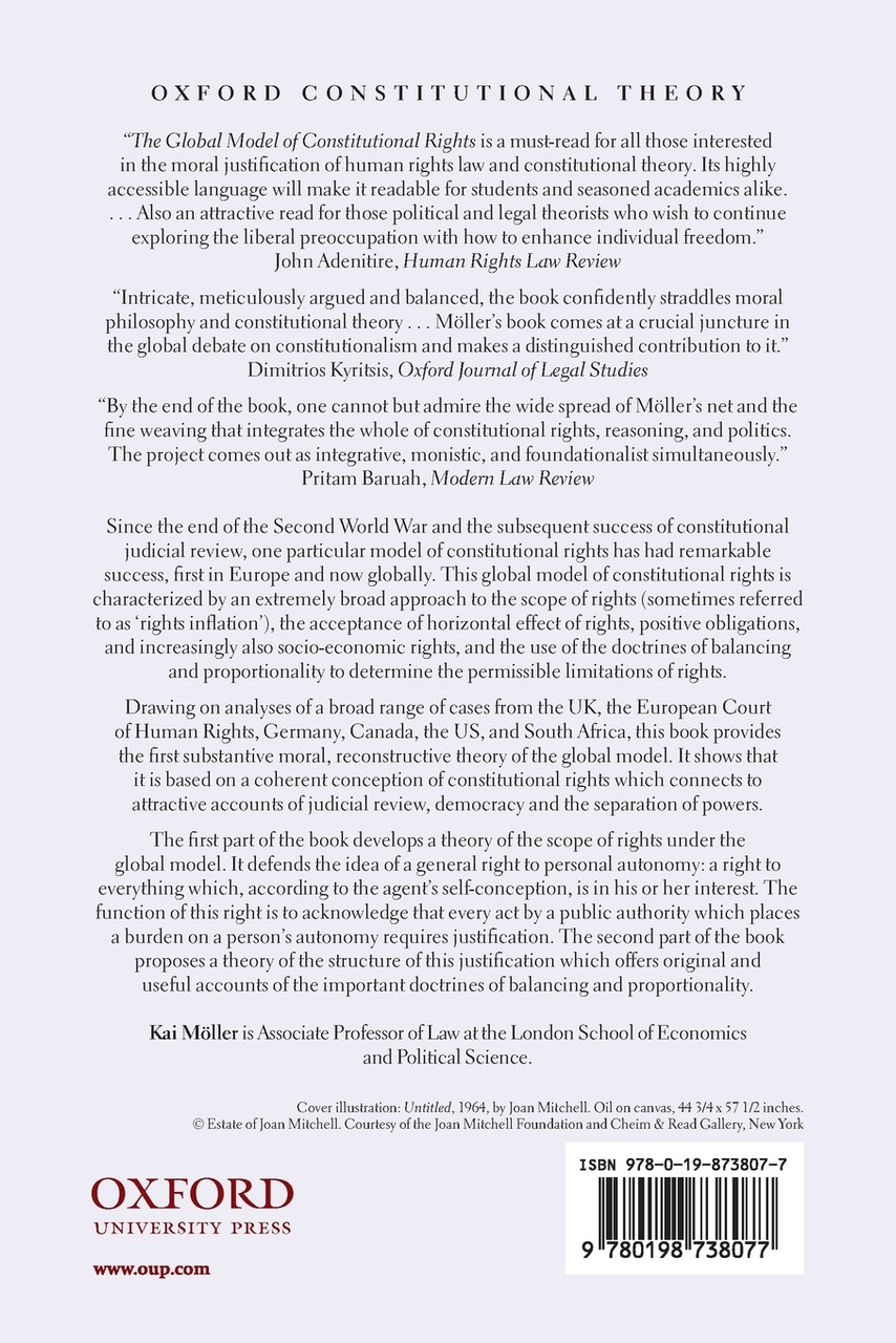 The Global Model of Constitutional Rights by Kai Moller - Bookloop ...