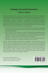 Strategic Accounting Disclosure