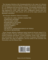 The Serapion Brethren Volume II The Serapion Brethren Volume II