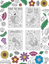 Duck Coloring Book Duck Coloring Book