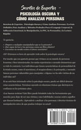 Secretos de Expertos - Psicología Oscura y Cómo Analizar Personas Secretos de Expertos - Psicología Oscura y Cómo Analizar Personas
