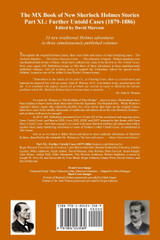 The MX Book of New Sherlock Holmes Stories Part XL