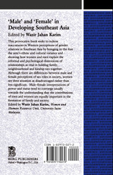 Male and Female in Developing South-East Asia Male and Female in Developing South-East Asia