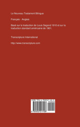 Le Nouveau Testament Bilingue, Francais - Anglais Le Nouveau Testament Bilingue, Francais - Anglais