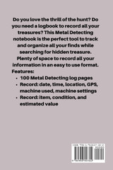 Metal Detecting Log Book