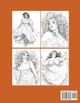 Curvy woman coloring book for inmates