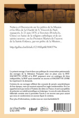 Notices et Documents sur les prêtres de la Mission et les filles de la Charité de S. Vincent de Paul