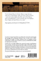 Vie de Sainte Rose de Sainte Marie vierge du tiers ordre de S. Dominique native de Lima Vie de Sainte Rose de Sainte Marie vierge du tiers ordre de S. Dominique native de Lima