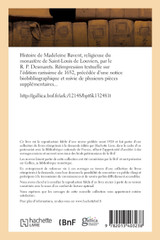 Histoire de Madeleine Bavent, religieuse du monastère de Saint-Louis de Louviers Histoire de Madeleine Bavent, religieuse du monastère de Saint-Louis de Louviers