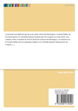 Dirección estratégica y gestión pública de los funcionarios en el establecimiento penitenciario de Carquín Dirección estratégica y gestión pública de los funcionarios en el establecimiento penitenciario de Carquín
