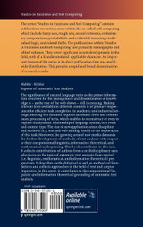 Aspects of Automatic Text Analysis Aspects of Automatic Text Analysis