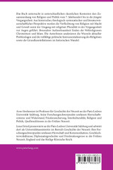 Historische und systematische Fallstudien in Religion und Politik vom Mittelalter bis ins 21. Jahrhundert Historische und systematische Fallstudien in Religion und Politik vom Mittelalter bis ins 21. Jahrhundert