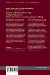 Learner and Teacher Autonomy in Higher Education