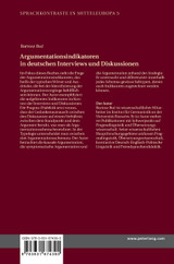 Argumentationsindikatoren in deutschen Interviews und Diskussionen Argumentationsindikatoren in deutschen Interviews und Diskussionen