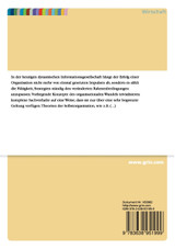 Organisationales Wissen um strategischen Wandel in einer Welt elektronischer Netzwerkmedien