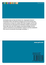 Die Entwicklung der sowjetischen Außenpolitik zwischen 1985 und 1988 unter besonderer Berücksichtigung der Beziehungen zu den beiden deutschen Staaten Die Entwicklung der sowjetischen Außenpolitik zwischen 1985 und 1988 unter besonderer Berücksichtigung der Beziehungen zu den beiden deutschen Staaten