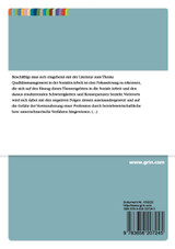 Qualitätsmanagement in der Sozialen Arbeit Qualitätsmanagement in der Sozialen Arbeit