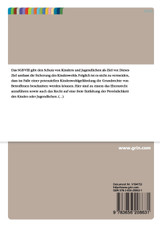 Der Schutz von Kindern als Aufgabe des Rechts Der Schutz von Kindern als Aufgabe des Rechts