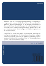 Geschäftsprozessmanagement und -modellierung