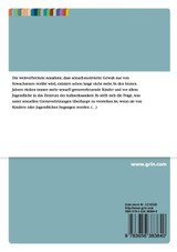 Sexuell grenzverletzende Kinder und Jugendliche