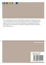 Kunst und Schutz der Religion und Weltanschauung Kunst und Schutz der Religion und Weltanschauung