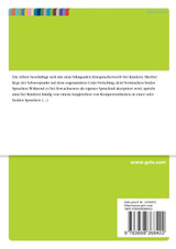 Bilingualer Erstspracherwerb und kindliches Code-Switching Bilingualer Erstspracherwerb und kindliches Code-Switching