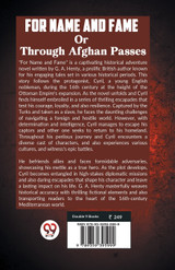 FOR NAME AND FAME Or Through Afghan Passes FOR NAME AND FAME Or Through Afghan Passes