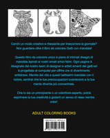 Gatti con mandala - Libro da colorare per adulti. Bellissime pagine da colorare Gatti con mandala - Libro da colorare per adulti. Bellissime pagine da colorare