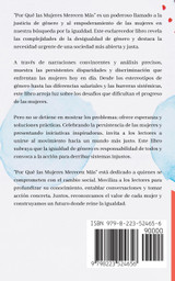 Por Qué las Mujeres Merecen Más Por Qué las Mujeres Merecen Más