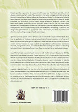 Efficiency of Health System Units in Africa. A Data Envelopment Analysis