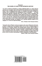 The Gospel of John in the Sixteenth Century
