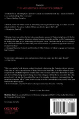 The Metaphysics of Dante's Comedy