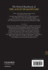 The Oxford Handbook of the Age of Shakespeare
