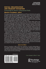 Social Organization and Peasant Societies Social Organization and Peasant Societies
