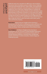 Teaching Modernist Poetry Teaching Modernist Poetry