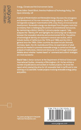 Ecological Modernisation and Renewable Energy