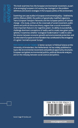 Social Movements, Public Spheres and the European Politics of the Environment Social Movements, Public Spheres and the European Politics of the Environment