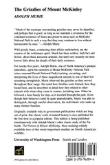 The Grizzlies of Mount McKinley