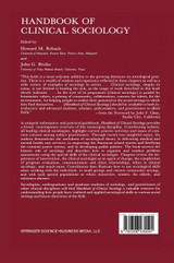 Handbook of Clinical Sociology