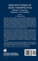 Manufacturing of Gene Therapeutics