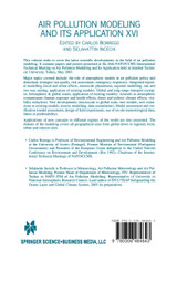 Air Pollution Modeling and Its Application XVI Air Pollution Modeling and Its Application XVI