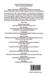 Reception and Poetics in Keats Reception and Poetics in Keats