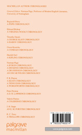 A Coleridge Chronology