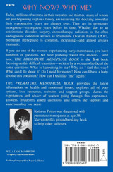 Premature Menopause Book Premature Menopause Book