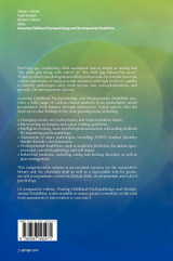 Assessing Childhood Psychopathology and Developmental Disabilities Assessing Childhood Psychopathology and Developmental Disabilities