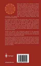 Porous and Complex Flow Structures in Modern Technologies