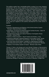 Plasticity of the Auditory System