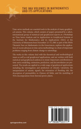 Time Series Analysis and Applications to Geophysical Systems