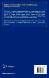 Optical Communication Theory and Techniques