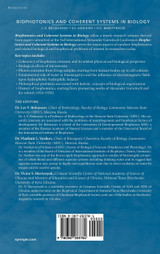 Biophotonics and Coherent Systems in Biology